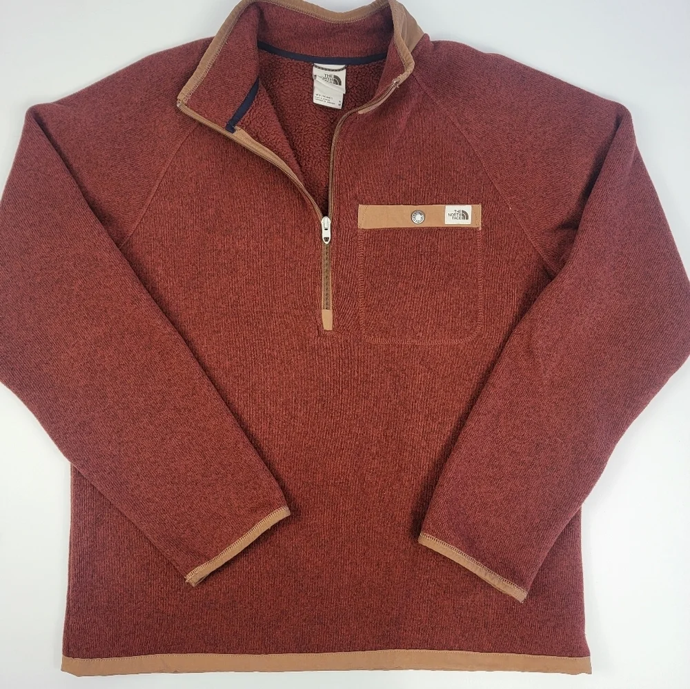 The North Face Men’s Gordon Lyons ¼-Zip Pullover Fleece Jacket Medium
